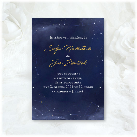 Wedding Invites Stars