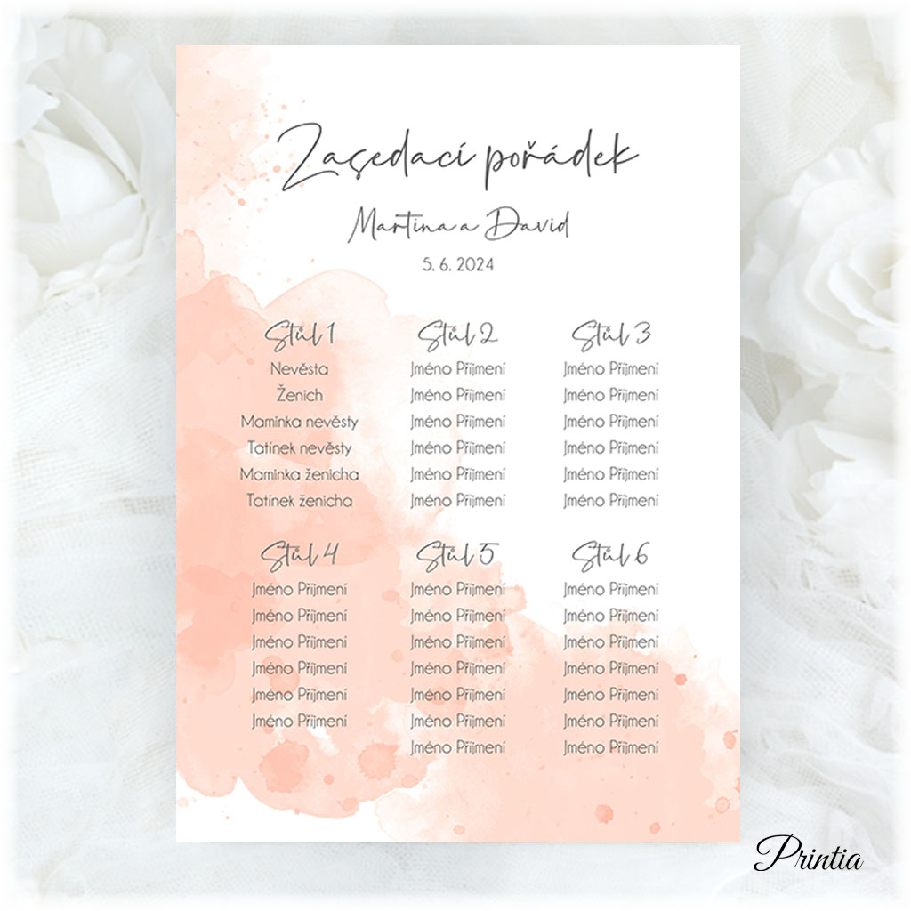 Apricot seating chart