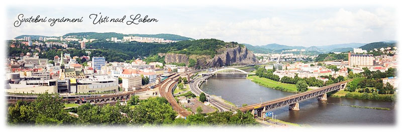 Svatební oznámení Ústí nad Labem